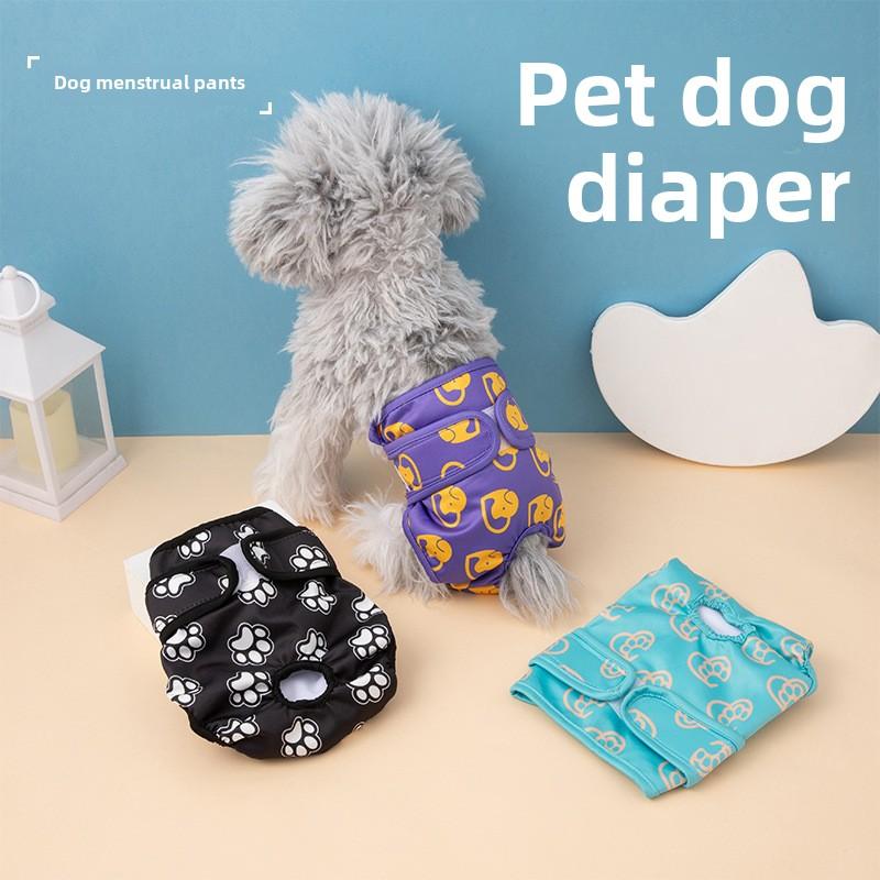 Nowe Jesienne Majtki Fizjologiczne dla Zwierząt Domowych Grube Pieluchy dla Szczeniąt Psów Kotów, Słodkie i Wygodne
