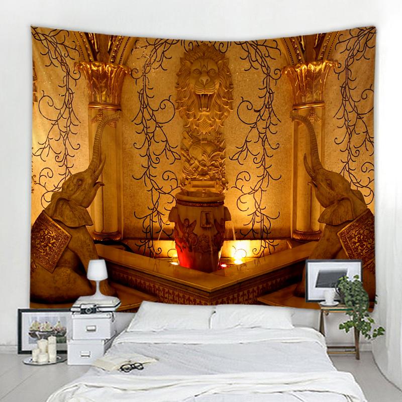 Mandala Bohemian Wall Decor Tapestry Home Decor Tapestry Egyptian Palace Background Decor Tapestry