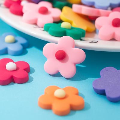 High Quality Mobile Phone Case Refrigerator Sticker Material Small Fresh 10pcs Hair Accessories Decorative Patch Frosted Floret Patch