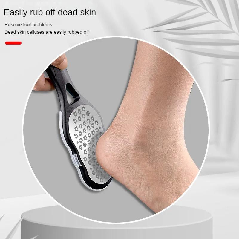 Stainless Steel Foot File Double-Sided Foot Trimmer For Heel & Foot Exfoliation