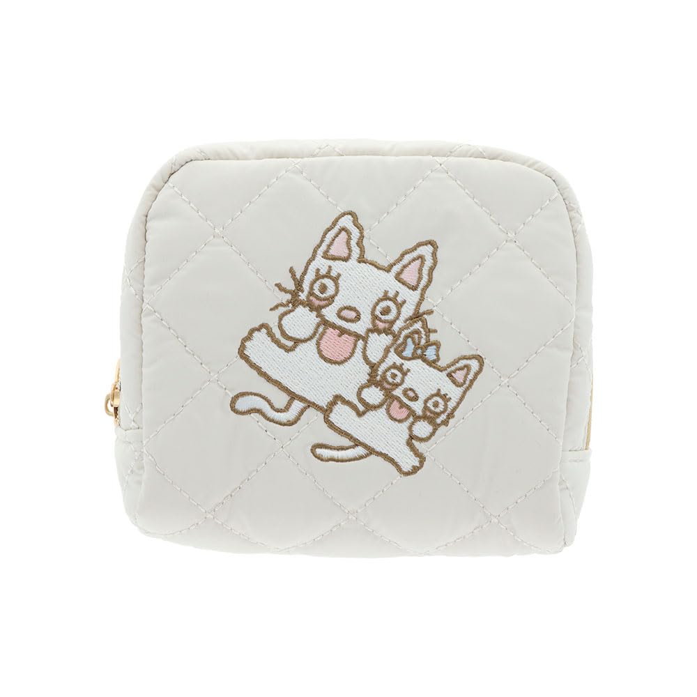 Канцтовары Nontan Мини Широкий S2338874 Sun-Star Пенал, Открывающийся, Вышитый, Бежевый, бежевый