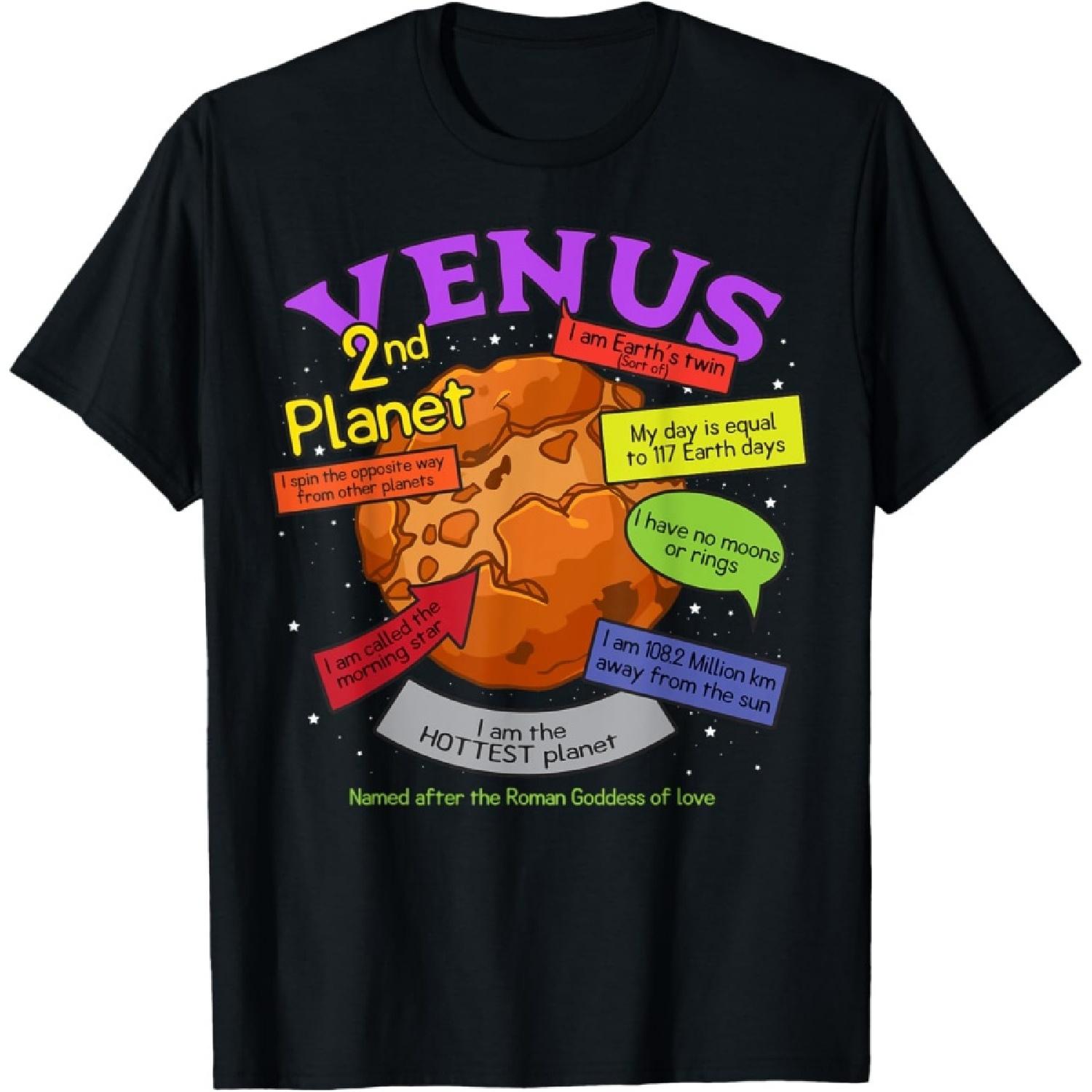 Perfect Planets, Teachers Shirts - Venus, for Solar System T-Shirt S