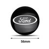 Adesivo per Auto Ford 4 Pezzi 56MM Coprimozzi Centrali per Ruote Auto Adesivi Coprimozzi per Ford S MAX Ranger Focus Fiesta Mondeo Kuga Must