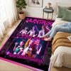 Custom Name Kpop Demon Hunters Living Room Non-Slip Area Rug Soft Carpet for Bedroom Kids Playroom Sofa Office Home Decor Doormat