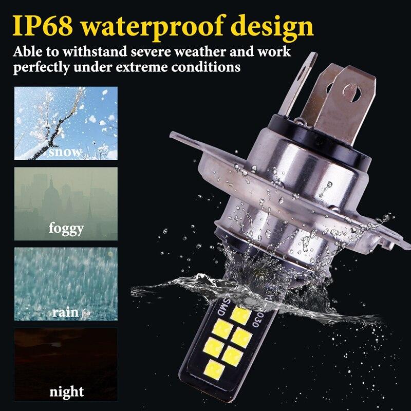 2X H11 H8 H4 H7 9005 9006 HB4 HB3 H9 3030 Chips Fog Lights Bulb Car Driving Light Foglamps Auto Leds Lamp 12V