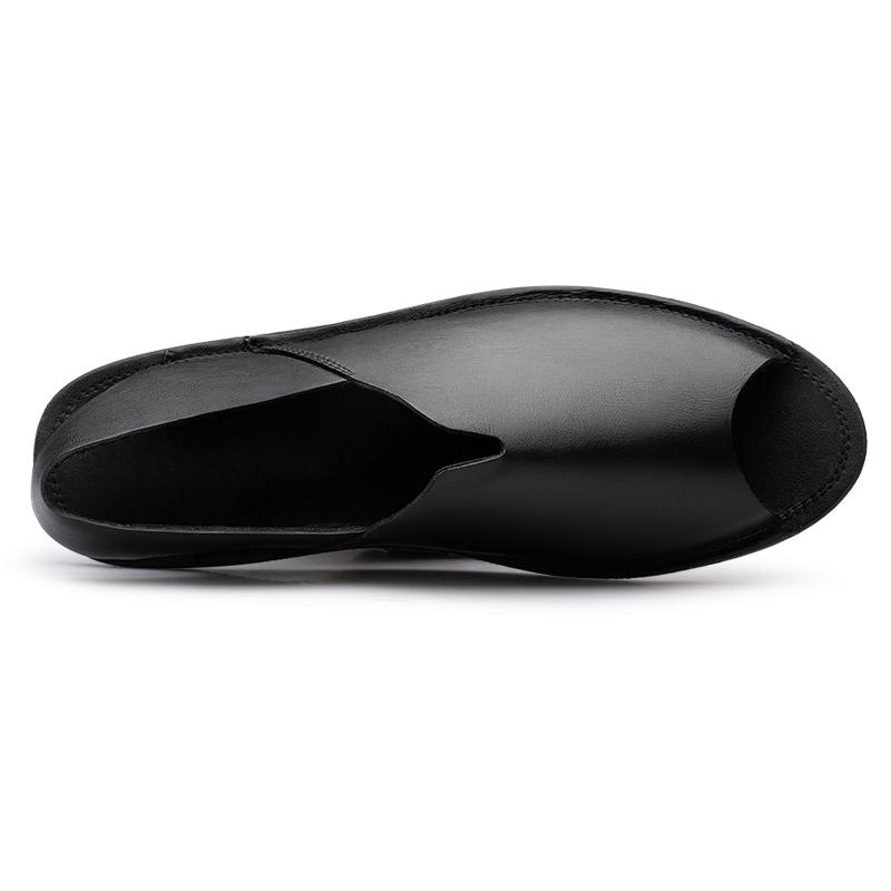 Letní sandály pánské protiskluzové boty unisex koupelnové pantofle pohodlné nazouváky plážové žabky měkké společenské boty pro řízení gentleman