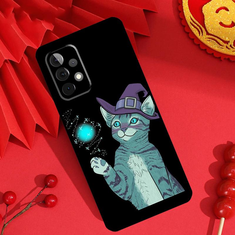 Magic Cat The Witches Case For Samsung Galaxy M15 M55 M31 M13 M11 M12 M14 M06 M16 M36 M56 M53 M32 M52 M35 M34 M54