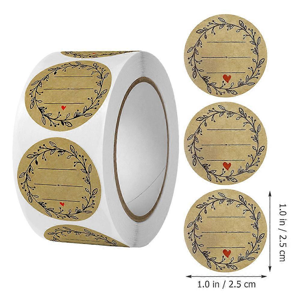 Multi-Use Stickers Roll Baking Stickers for Gift Sealing 8 Rolls