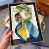 Silk scarf women's neck new scarf with coat 70 small square scarf scarf mother high-end scarf