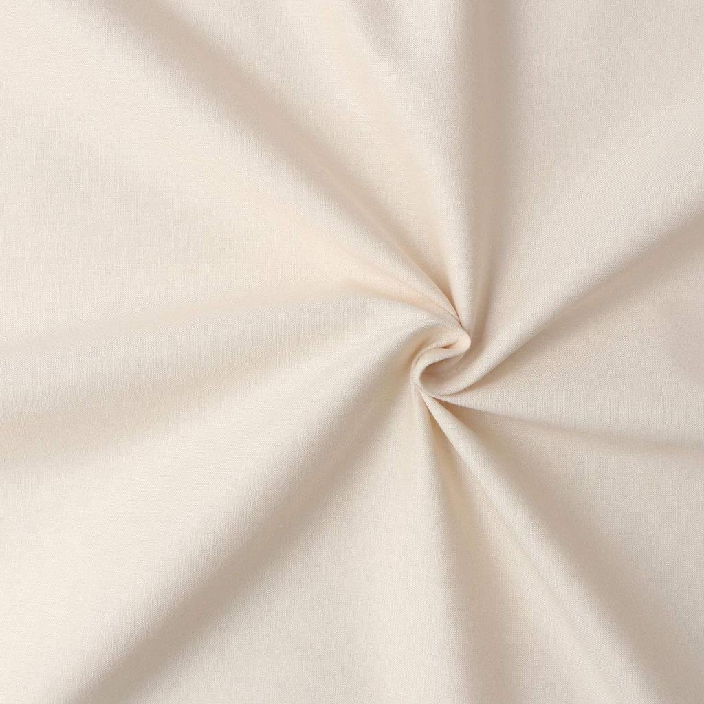 Nippon Chuko Eighty Square Solid Cotton Light Approximately 108cm Wide x 10m Fabric, 100% Sharing, Beige, Cut, KD4630-303-10M