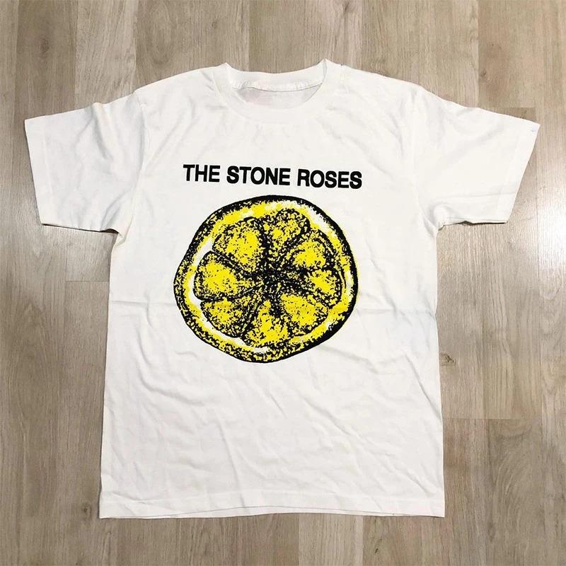 Fashion Women T-Shirt The Stone Roses Rock Band High Set FOG European S