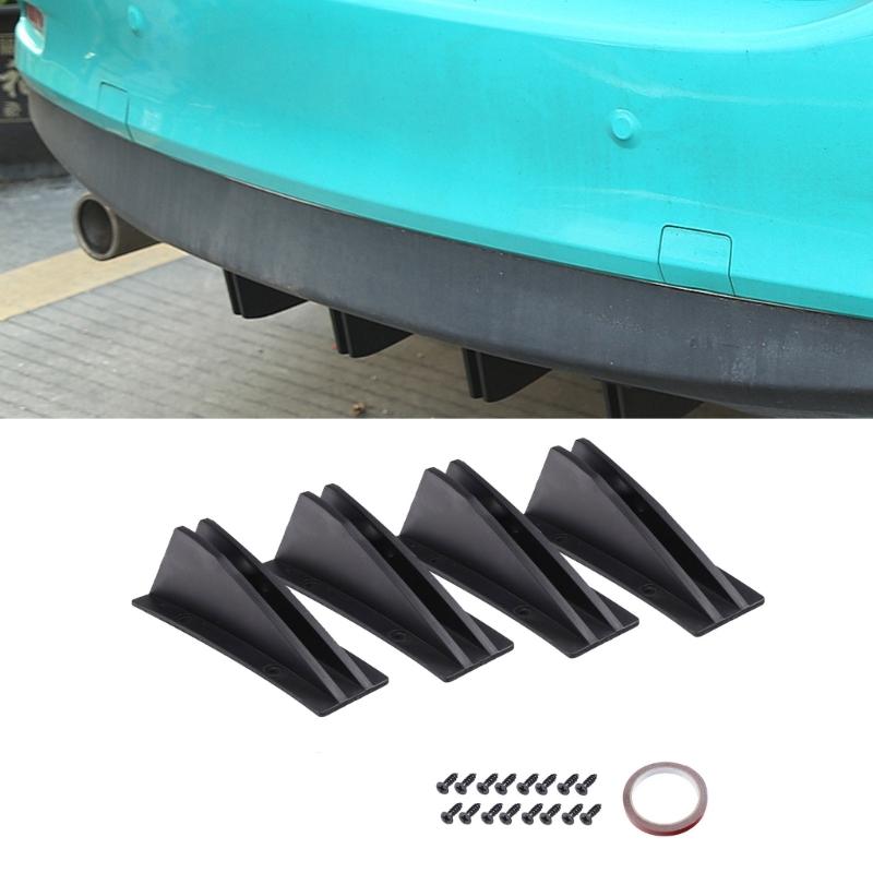 Car Decoration Rear Bumper Strip Lip Spoiler Diffuser Splitter Scratch Protector