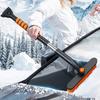 3 In 1 Car Ice Removing Brush Shovel Retractable Detachable Winter Snow Shovel Ice Removal Scraper Auto Windshield Cleaning Tool