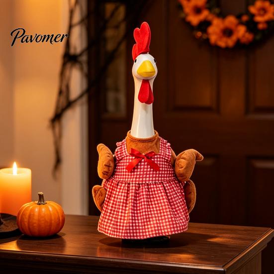 Easy to Change Goose Outfit 1 Set Christmas Porch Outfit, Lace Princess Dress, Halloween Fabric Dress Costume for 23 Inch Statue, Garden Lawn