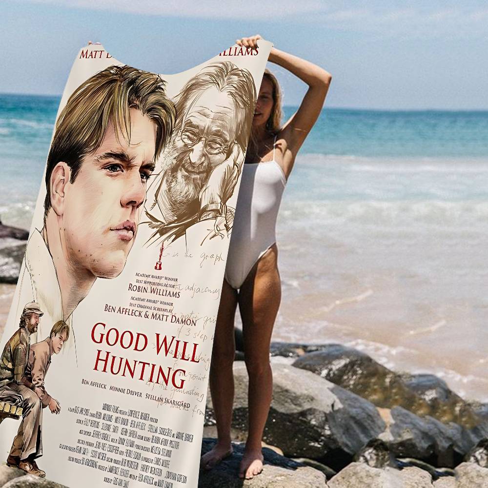 Movie Sticky Good Will Hunting Microfiber Beach Towel Absorbent Quick dry Soft Yoga Swimming Resort Mountain Climbing Towel