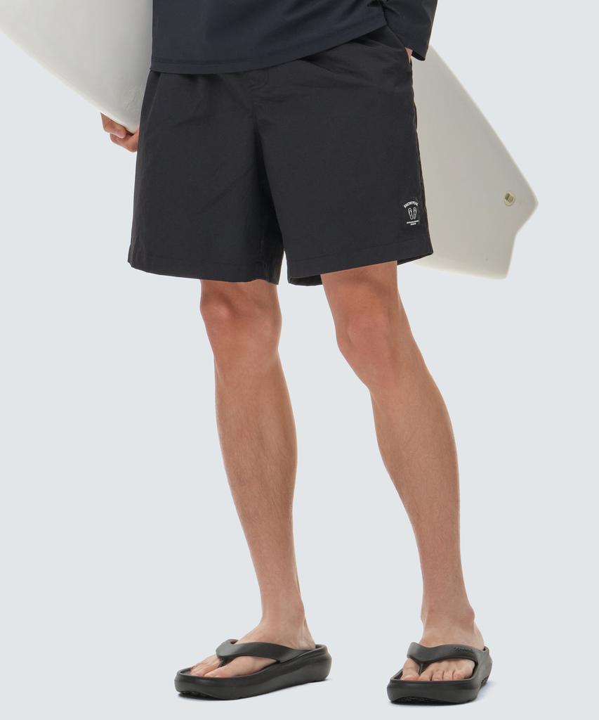 SNOWPEAK APPAREL Water Men'S Boardshorts Black (S24Mmwsp06)