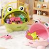 with Storage Bucket Fun Jumping Frog Toy Cute Animals Kid Finger-press Toy  Birthday Gift