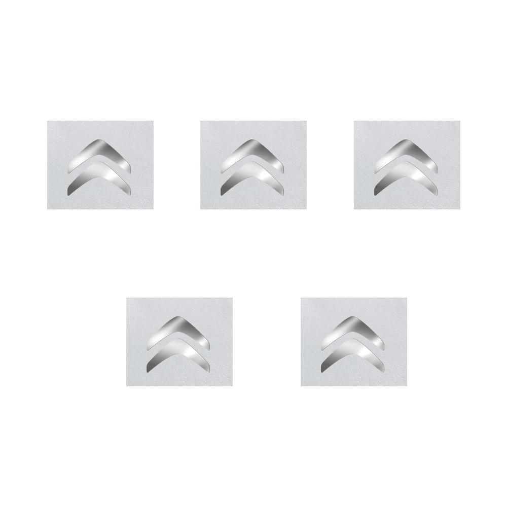 

5/10Pcs Car Interior Nickel Badge Stickers Phone Key Decoration For Citroen C4 Picasso Xsara C5 Aircross Cactus C1 C3 C6 Elysee