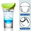 Glass Shot Glasses, 24-Pack - 35ml/35cc Clear Glass, Heavy Base, for Whiskey, Tequila, Vodka, Liqueur, Espresso