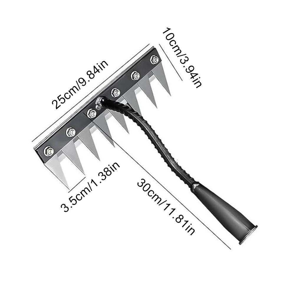 Stal węglowa Motyka do pielenia Grabie Stal nierdzewna Ogrodowe chwastowniki Ukorzenianie trawy Spulchnianie gleby Ręczne pielenie Usuwanie Wyciągacz Narzędzia ogrodnicze