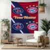 Fc Bayern München Custom Jouw Naam Wanddecoratie Wandkleed Kunst Voor Huisdier Herdenking Verjaardag Bruiloft Feest Achtergrond Familiecadeau