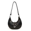 2025 new underarm bag women's large-capacity portable fashion retro shoulder bag niche simple commuter crescent bag