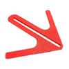 Positioning Ruler Portable Scribing Triangle Tool Compact Design Lightweight Precise Centering Marking Guide Measurement Tool