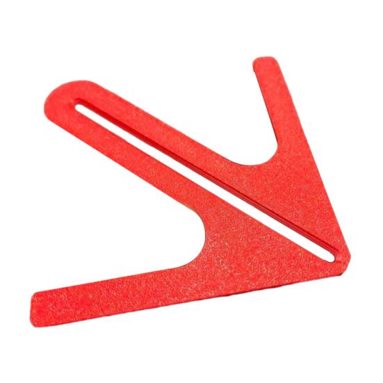 Positioning Ruler Portable Scribing Triangle Tool Compact Design Lightweight Precise Centering Marking Guide Measurement Tool