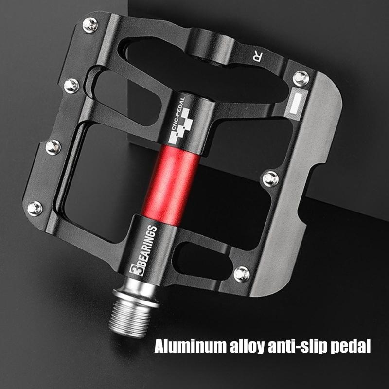 Pedals Mountain Bike Pedals Light Weight Aluminum Bicycles Platform Pedals with Nonslip Studs Sealed Bearing