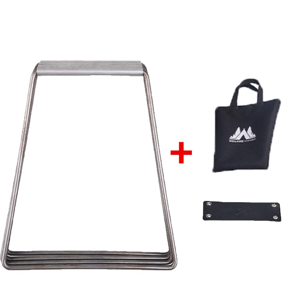 

Подставка для ящиков из алюминиевого сплава, органайзер для уличного использования, складная подставка, кронштейн для стального ящика для хранения, полки для кемпинга серебряный