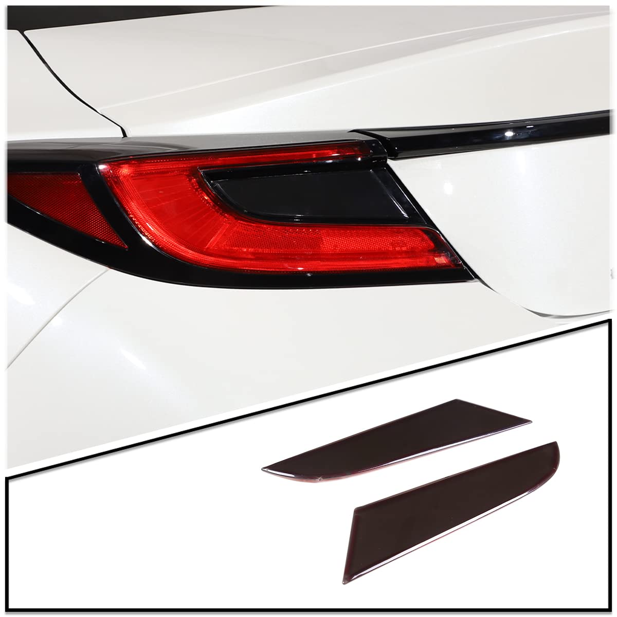 

Sauicemy Защитные накладки на задние фонари для Toyota BRZ Защита задних фонарей Защита задних фонарей Декоративный комплект из 2 накладок, 86/Subaru