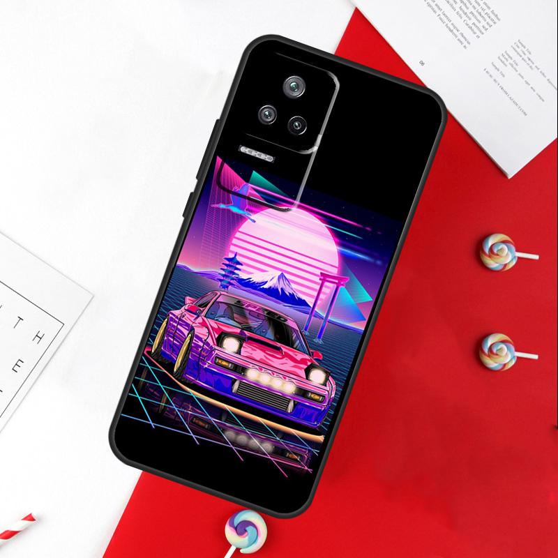 JDM Car RX7 MX5 Cover For Xiaomi 13T 11T 12T 14T Pro 13 14 15 Ultra POCO X7 Pro X3 X5 X6 F5 F6 M6 Pro Case