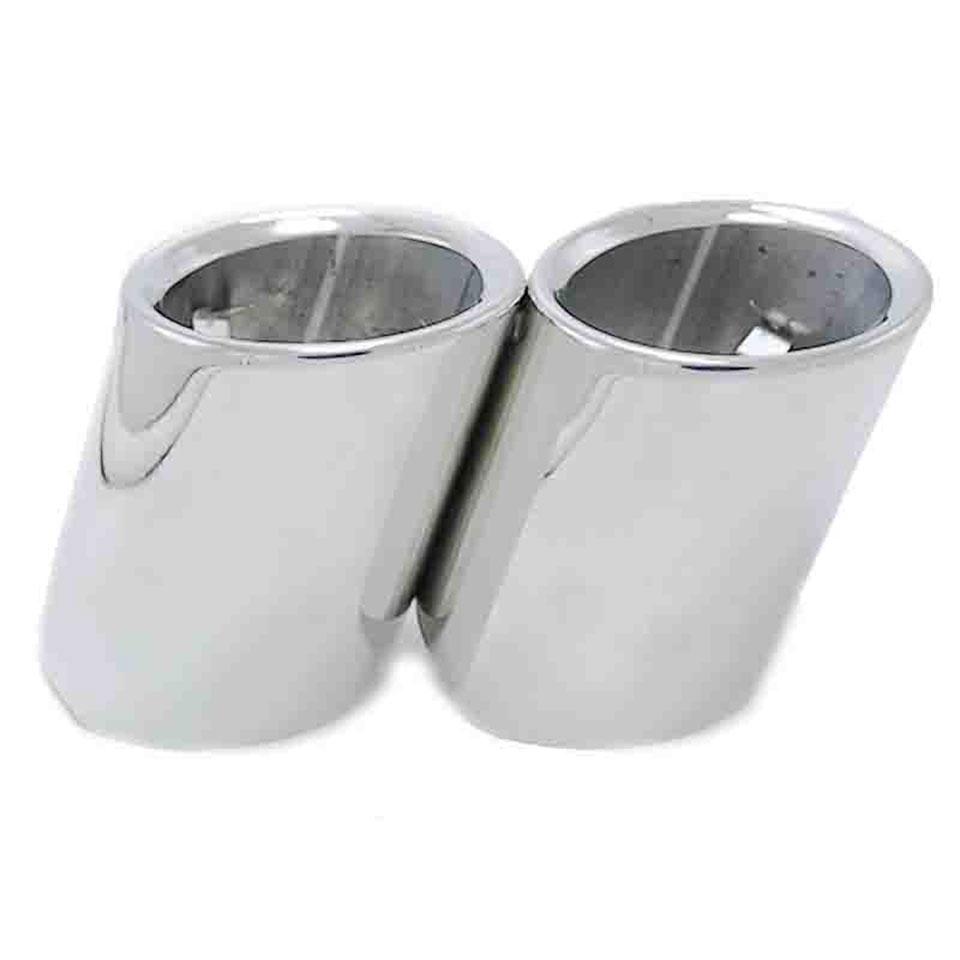 

2Pcs Exhaust Muffler Tip Stainless Steel Pipe Cover For BMW 5 Series 520i 523i 525i F10 F11 F07 E12 E28 E34 E39 E60 E61 Car Part
