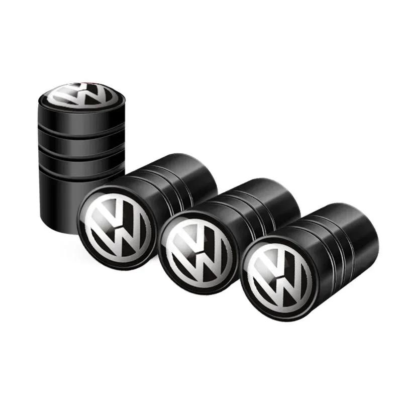 Pro VW Nové auto Ventilky pneumatik Znak kovové víčko Pouzdro Pro pro VW Volkswagen Golf Polo Passat Touran příslušenství Styling auta
