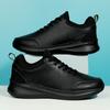 Fashion Lightweigth PU Leather Casual Shoes Black Men Running Sneakers Shoes for Men Non-slip Footwear Trainer Men Tenis Masculino 45