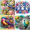 5D DIY עגול מלא מקדחה ציור יהלום ערכת בעלי חיים עיצוב בית אמנות מלאכת #