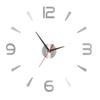 Rahmenlose DIY-Wanduhr Ohne Bohren Wandmechanismus Nachtlicht Zeiger Aufkleber Acryl-Wanddekoration Zuhause Stille Uhr