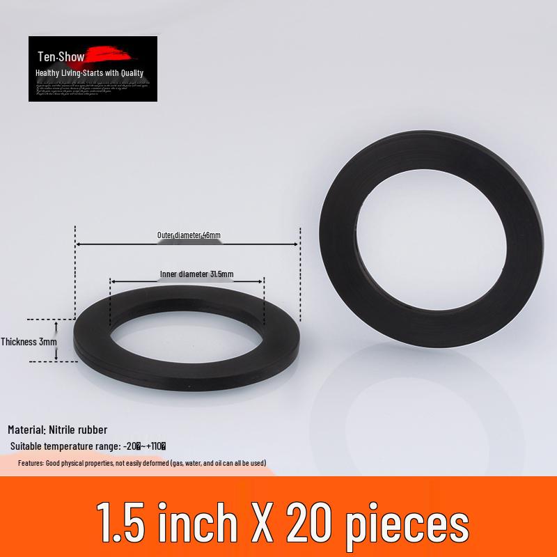 1-Inch Silicone Rubber Washer for Water Pipes and Meters