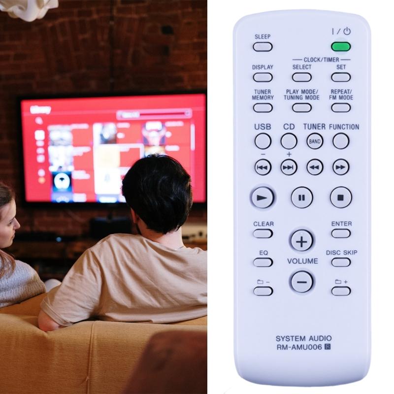 Remote Control for  Mini Hi-Fi System Controller RM-AMU006 Replacement Remote Control FST-ZUX9 LBT-ZUX9 MHC-EX9