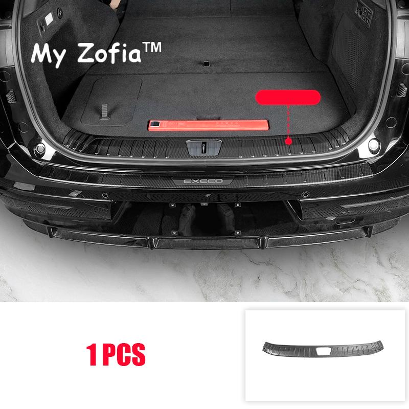 For EXLANTIX ET EXEED STERRA ET 2024 2025 Car Styling Threshold Trunk Protector Plate Stainless Steel Sticker Cover Accessories