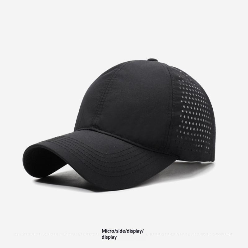 Quick Dry Breathable Baseball Cap With Perforated Mesh Uv Protection Perfect For Running Hiking Outdoor Sports