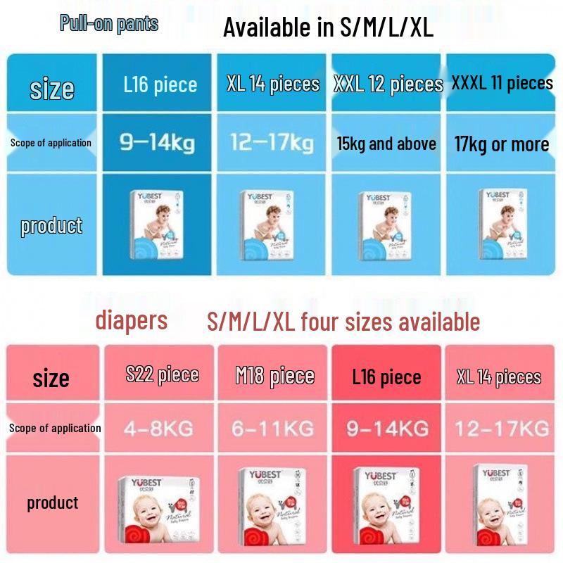 Jiang Baby Pull-up Diapers Qinyang Style - Free Shipping Diapers S 22 Pcs