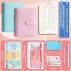 Macaron Children's Bookkeeping Book Loose-leaf Primary School Student Handbook Savings Book Can Put Money Financial Wallet Bookkeeping Book