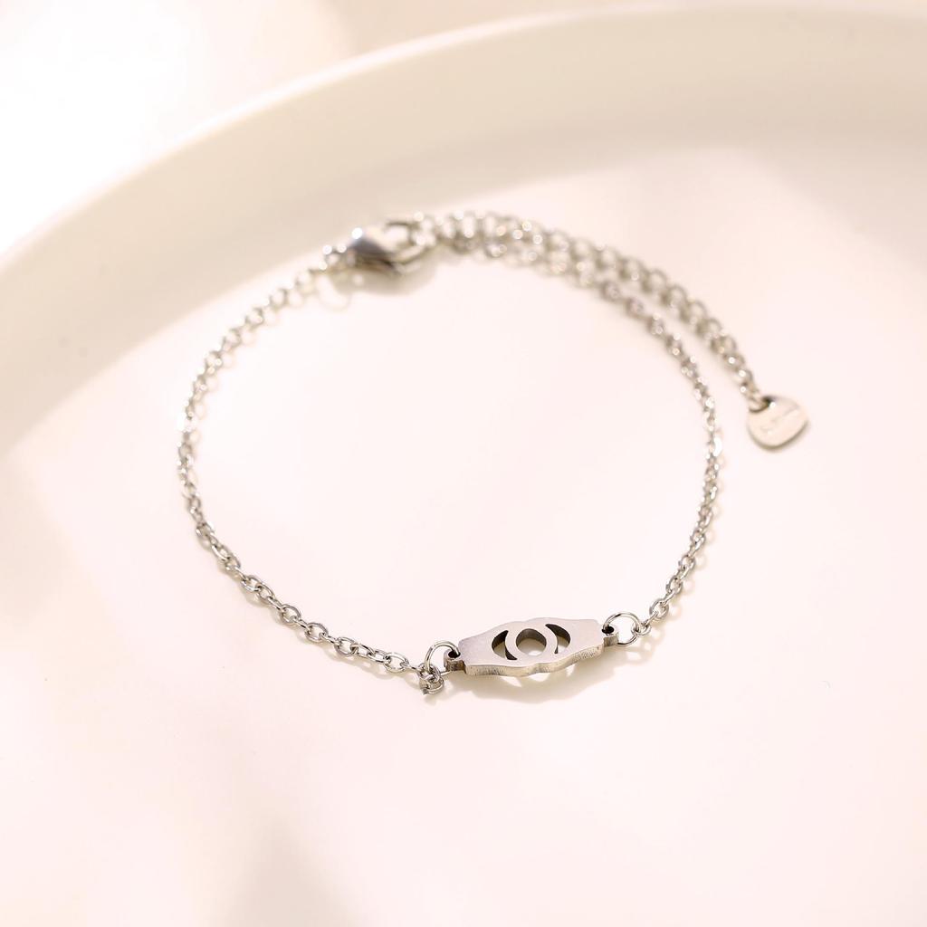 Stainless Steel Animal Fruit Bracelet - Kitten, Puppy, Strawberry Design