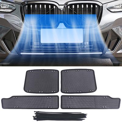 Stainless Steel Car Insect Screening Mesh Front Grille Insert Net Styling Accessories For NEW BMW X3 G01 X3M 2022