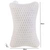 Portable 2 Suction Cups Bathtub Pillow Soft Comfortable Shower Headrest Washable Neck Support Spa Pillow Bathroom