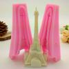 New 2pcs 3D Eiffel Tower Silicone Mold Fondant Molds for DIY Cake Decorating Tools Cake Moulds Soap Mold