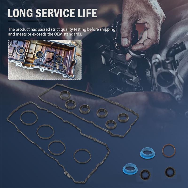 Ac29-VC1184G Valve Cover Gasket With Grommets For Chrysler Pacifica 3.6L V6 DOHC 24V 2017-