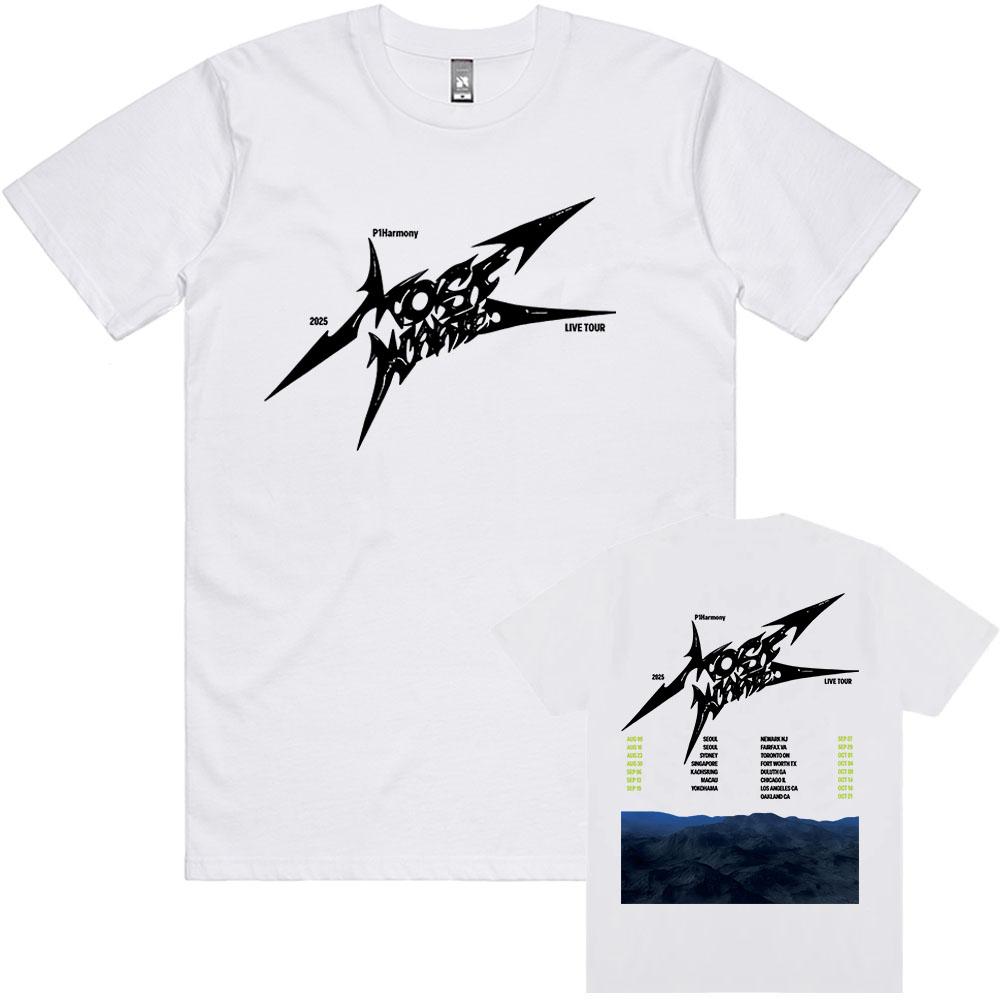 

P1Harmony Live Tour 2025 Футболки Бавовняна Вільна Чоловіча Футболка Повсякденна Мода Унісекс Вуличний Одяг Хіп-Хоп Корейський Стиль Чоловіча Футболка Футболка XL