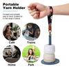 With Lanyard Wrist Yarn Holders Plastic Wool Ball Winder Crochet Stand Spinner  Spinning Knitting